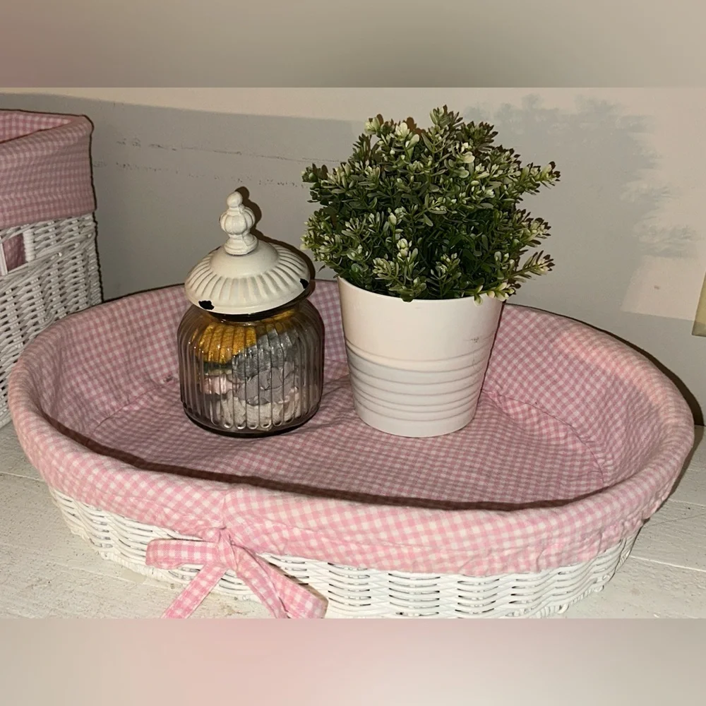 Pottery Barn Kids (PBK) Basket Set and Pull-Backs - Picture 2 of 12